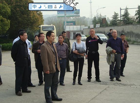 寧夏農(nóng)機(jī)監(jiān)理總站來(lái)我公司考察